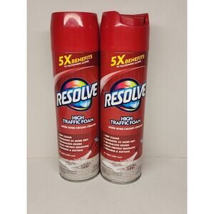 Resolve Pet Specialist Heavy Traffic Foam Carpet Cleaner 2 packs of 22oz